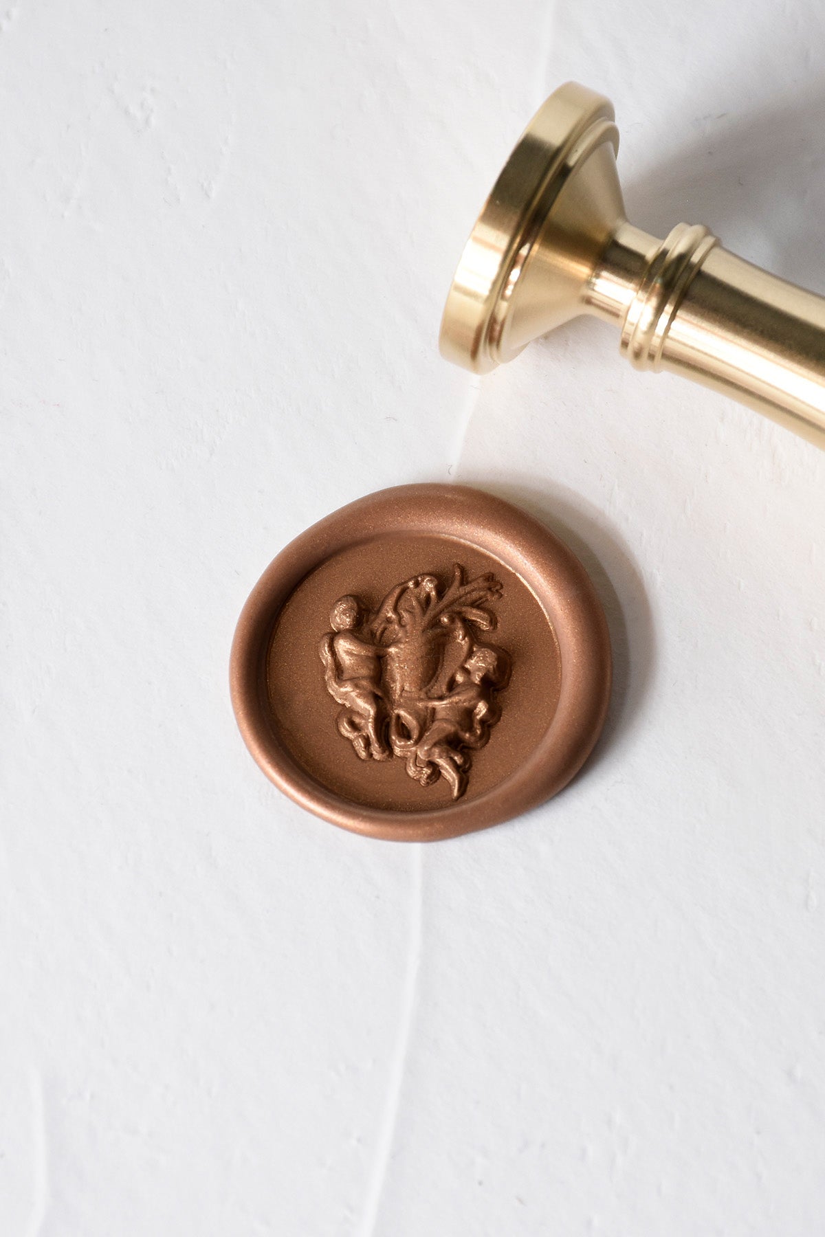 Wax Seal Stamp Head - Brass - 9 Patterns Available - ApolloBox